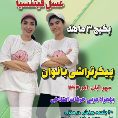 پیکرتراشی3ماهه پاییز تخصصی بانوان(مهر تا آذر)